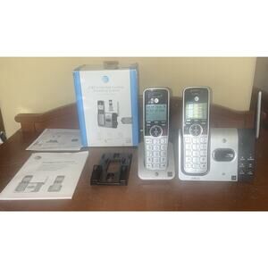 AT&T CL82214 2-Handset Cordless Phone System w/ Digital Answering Machine